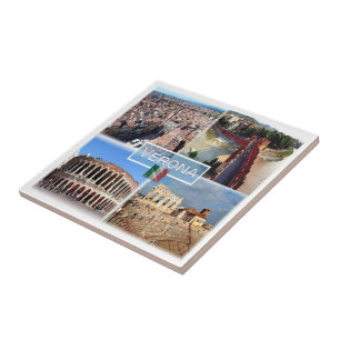 Azulejo De Cerâmica VNT009 VERONA, Mosaico, Veneto, Itália