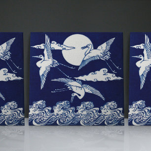 Azulejo De Cerâmica Voando gruas Christopher Dresser Art Nouveau