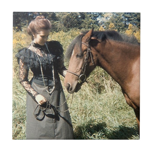 Azulejo De Cerâmica "Você e eu" em cores (Frente)