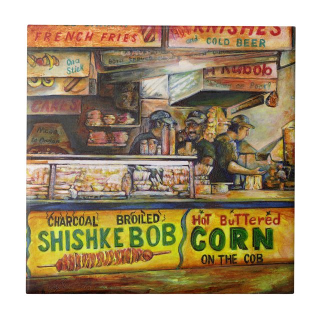 Azulejo De Cerâmica Você não pode competir com isso (Frente)