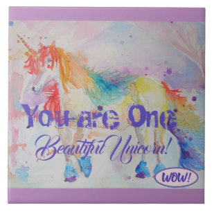 Azulejo De Cerâmica Vocês São Um Único Unicórnio!