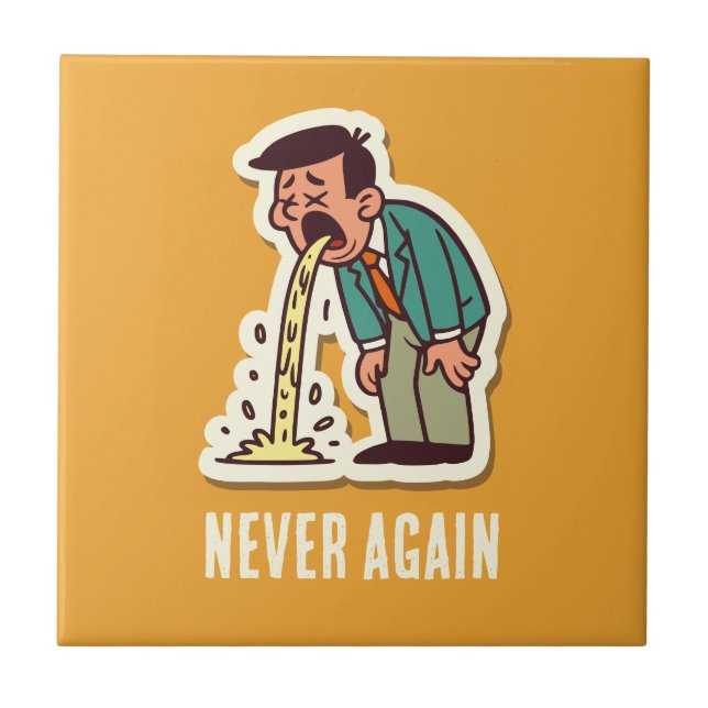 Azulejo De Cerâmica Vômito (Frente)