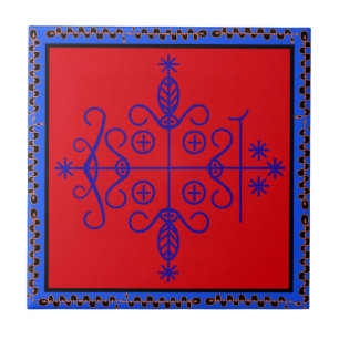 Azulejo De Cerâmica VooDoo Veve Magik - Papa Legba