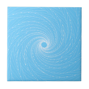 Azulejo De Cerâmica Vórtice Azul