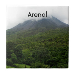 Azulejo De Cerâmica Vulcão de Arenal