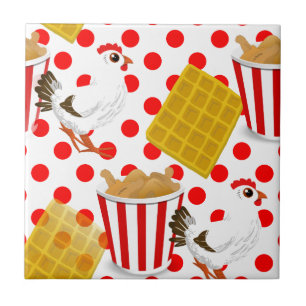 Azulejo De Cerâmica waffles de frango