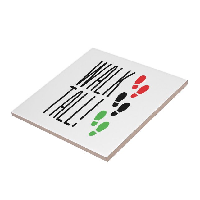 Azulejo De Cerâmica Walk Tall (Lateral)