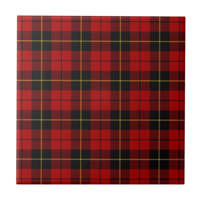 Azulejo De Cerâmica Wallace Tartan (Frente)
