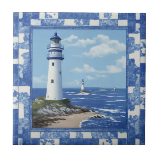 Azulejo De Cerâmica Wandfliese, maritim, Leuchtturm
