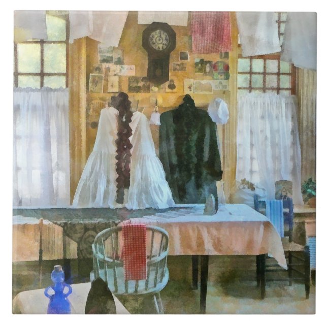 Azulejo De Cerâmica Washday (Frente)