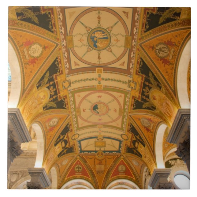 Azulejo De Cerâmica WASHINGTON, C.C. EUA. Teto do segundo andar (Frente)