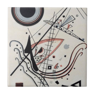 Azulejo De Cerâmica Wassily Kandinsky - Azul