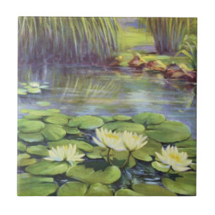 Azulejo De Cerâmica Water Lily by Cargill, 1937