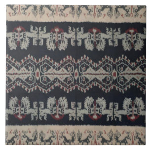 Azulejo De Cerâmica Weavings tribais indonésios Indonésia de matéri