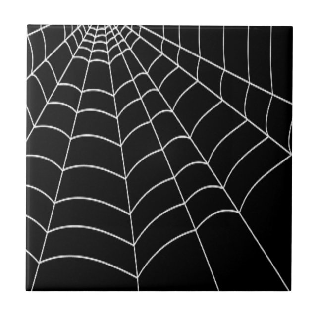 Azulejo De Cerâmica Web Spider (Frente)