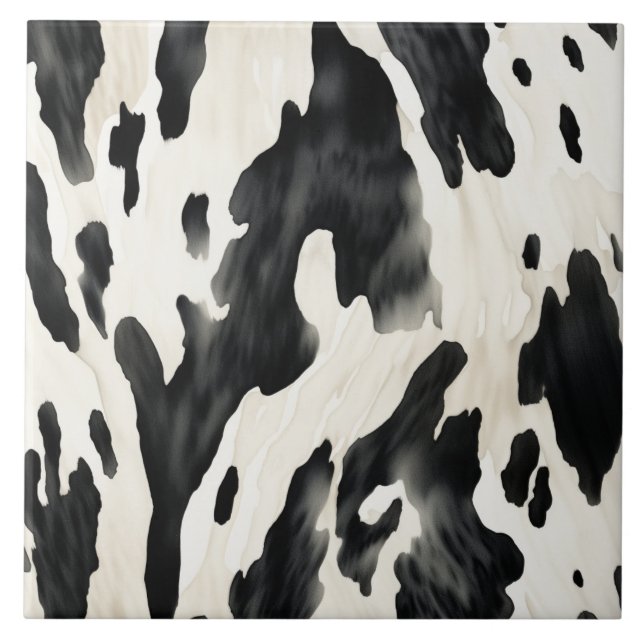 Azulejo De Cerâmica Western Farm Animal Cow (Frente)