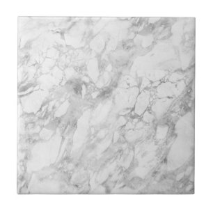 Azulejo De Cerâmica White Gray Marble Classic Elegant Beauty Glitz
