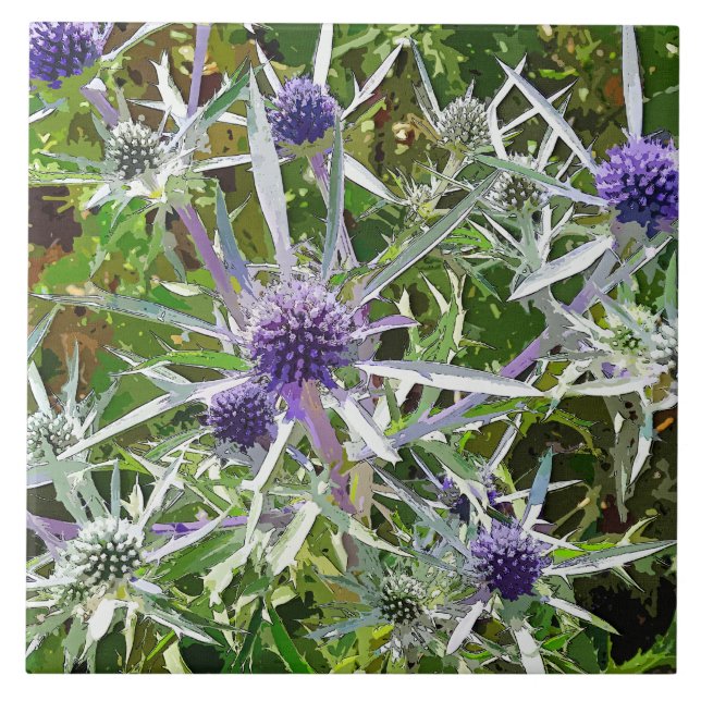 AZULEJO DE CERÂMICA  WILDFLOWERS (Frente)