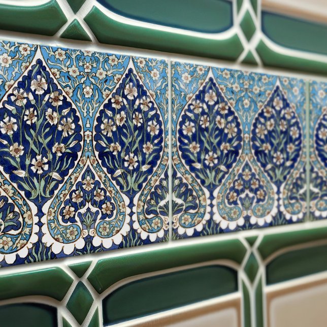 Azulejo De Cerâmica William De Morgan Unrelease Eterno Floral (Criador carregado)