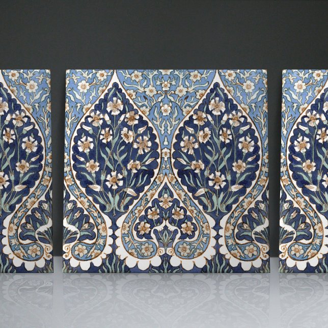 Azulejo De Cerâmica William De Morgan Unrelease Eterno Floral (Criador carregado)