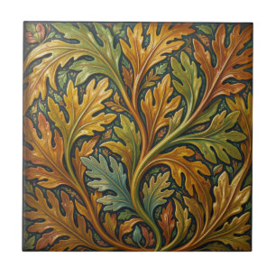 Azulejo De Cerâmica William Morris Algas Floral Vintage art nouveau