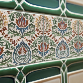 Azulejo De Cerâmica William Morris Art Nouveau Floral Victorian Repro