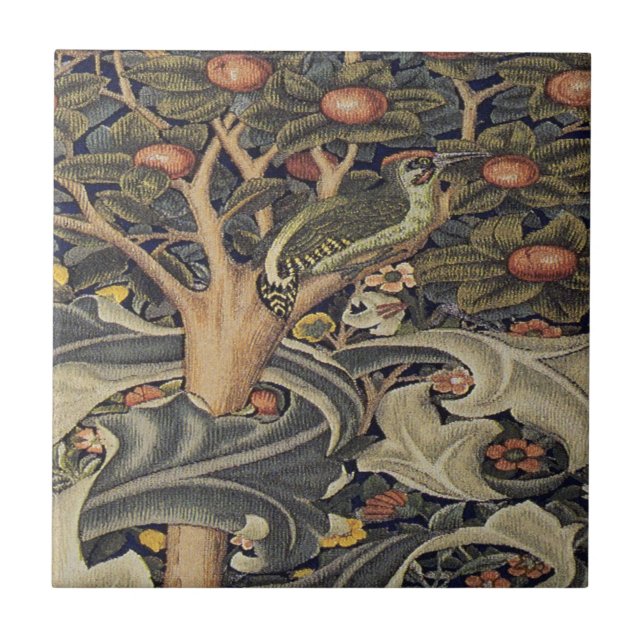 Azulejo De Cerâmica William Morris bela obra de arte nouveau, William (Frente)
