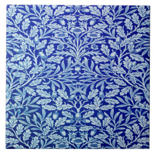Azulejo De Cerâmica William Morris Blue Design Cerâmica Azulejo.
