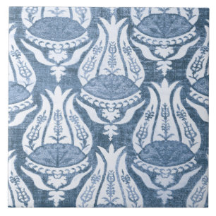 Azulejo De Cerâmica William Morris Blue Floral Pattern Classic