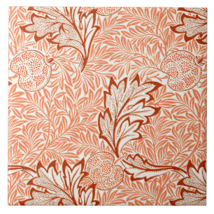 Azulejo De Cerâmica William Morris Botanical Apple Design