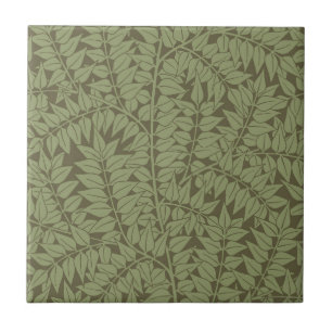 Azulejo De Cerâmica William Morris Branch Folha Floral Design