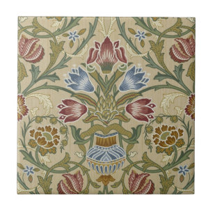 Azulejo De Cerâmica William Morris Brocade Floral Wallpaper Padrão