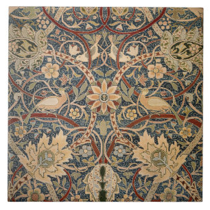 Azulejo De Cerâmica William Morris Bullerswood Faux Tapeçaria