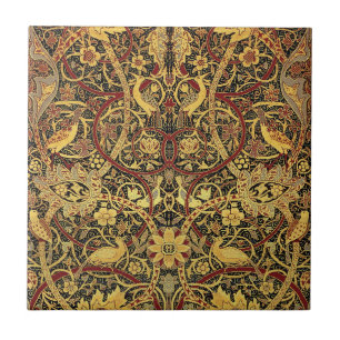 Azulejo De Cerâmica William Morris Bullerswood Faux Tapeçaria
