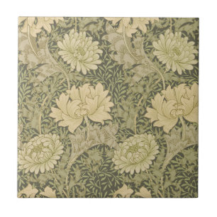 Azulejo De Cerâmica William Morris Chrysantemum Soft Floral Design