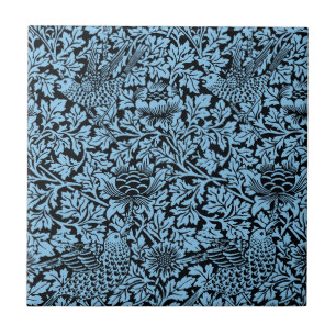 Azulejo De Cerâmica William Morris Floral Pattern Bird Anenome