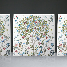 Azulejo De Cerâmica William Morris Kelmscott Tree Art Nouveau Birds