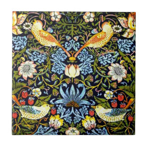 Azulejo De Cerâmica William Morris - Ladrão de Morango