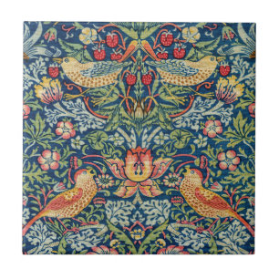 Azulejo De Cerâmica William Morris - Ladrão de Morango