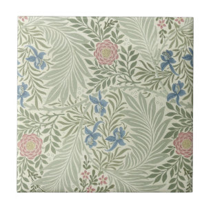 Azulejo De Cerâmica William Morris Larkspur Floral Wallpaper