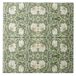 Azulejo De Cerâmica William Morris Pimpernel Green