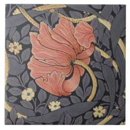 Azulejo De Cerâmica William Morris Pimpernel Vintage Padrão Cerâmico T