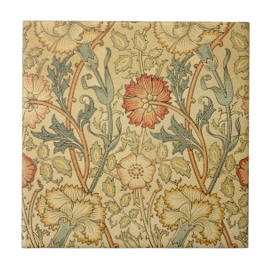 Azulejo De Cerâmica William Morris Pink Rose Flower Wallpaper Padrão