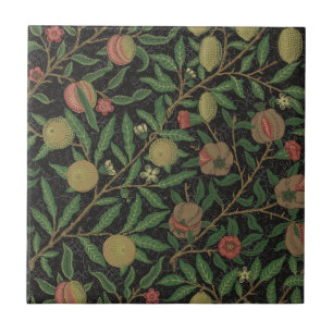 Azulejo De Cerâmica William Morris Pomegranate Fruta clássica