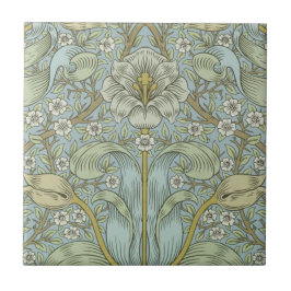 Azulejo De Cerâmica William Morris Primavera Thicket: Floral Antiquado