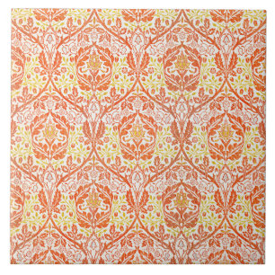 Azulejo De Cerâmica William Morris, Ramo Dourado,