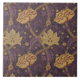 Azulejo De Cerâmica William Morris Rich Plum