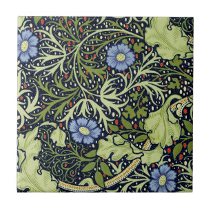 Azulejo De Cerâmica William Morris Seaweed Flor Antiquado