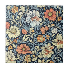 Azulejo De Cerâmica William Morris style floral acanthus pattern