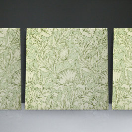 Azulejo De Cerâmica William Morris Thistle Art Nouveau Padrão Floral